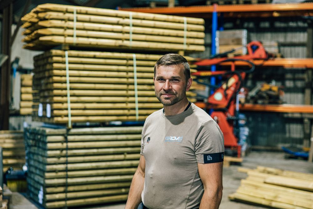 Christian Grove i HT Gjerde Jæren AS